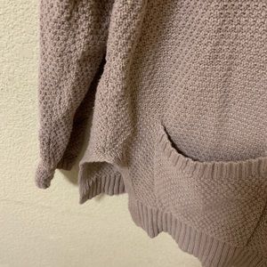 PacSun Sweaters - Grey/Lavender Oversized Cardigan PacSun Sweaters - Grey/Lavender Oversized Cardigan